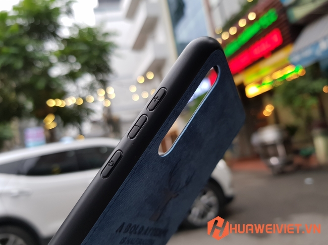 Ốp lưng Huawei P30 hình Nai vân da 3D