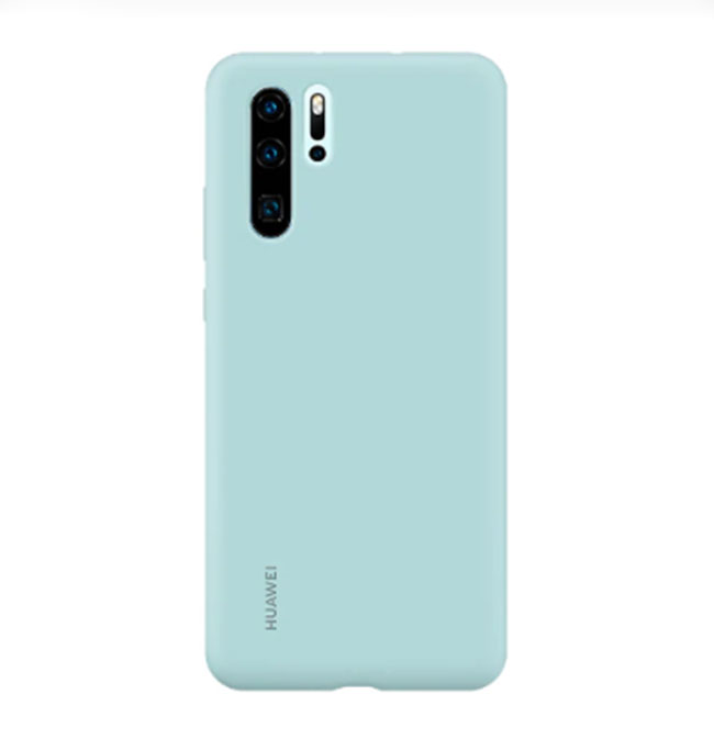 Ốp lưng Huawei P30 Pro Silicon màu chính hãng xanh ngọc
