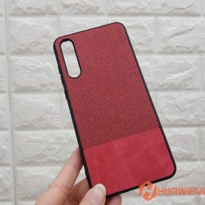 ốp lưng Huawei P20 Pro vải 3 lớp đỏ