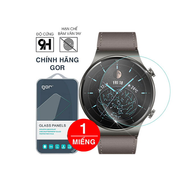 Dán kính cường lực màn hình Huawei Watch GT 2 Pro Gor chính hãng xịn bảo vệ tốt nhất giá rẻ Hà Nội TPHCM